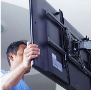 Fixation TV murale – Electro Sat Rabat